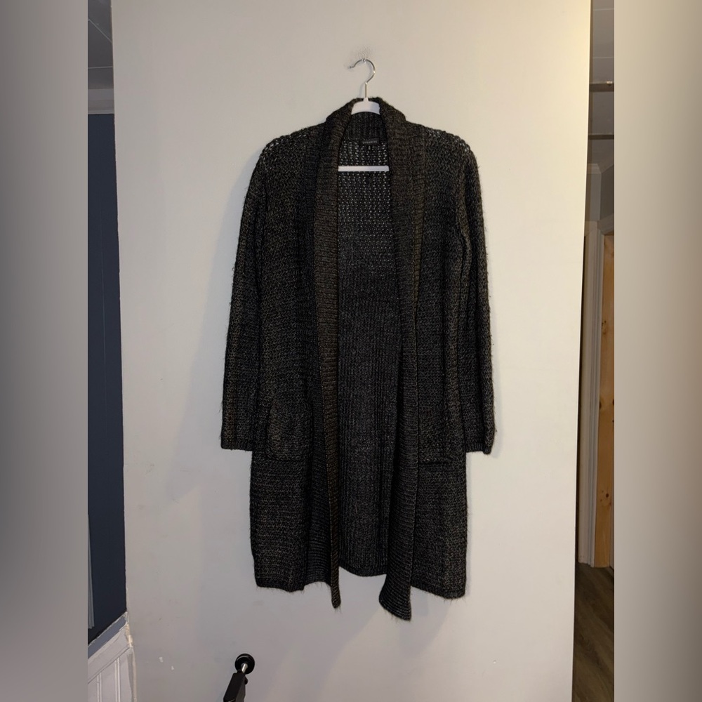 Dynamite - Black Knit Long Cardigan